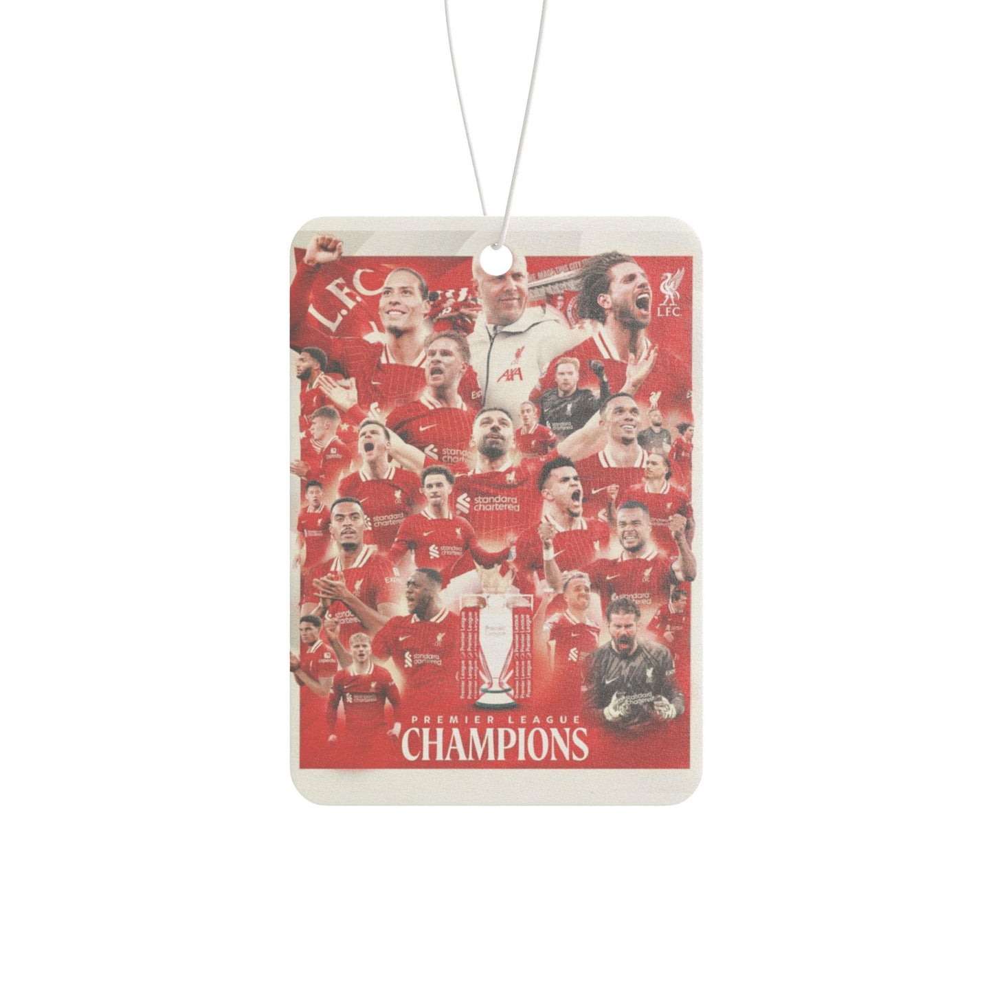 Football Vibes Air Freshener | Football Car Decor, Sports Gift for Fans, Summer Road Trip, Unique Car Accessory, Red Fans Collection