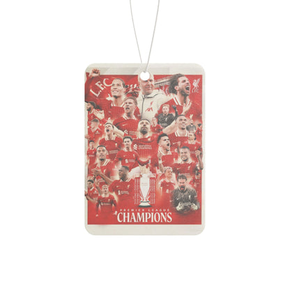 Football Vibes Air Freshener | Football Car Decor, Sports Gift for Fans, Summer Road Trip, Unique Car Accessory, Red Fans Collection
