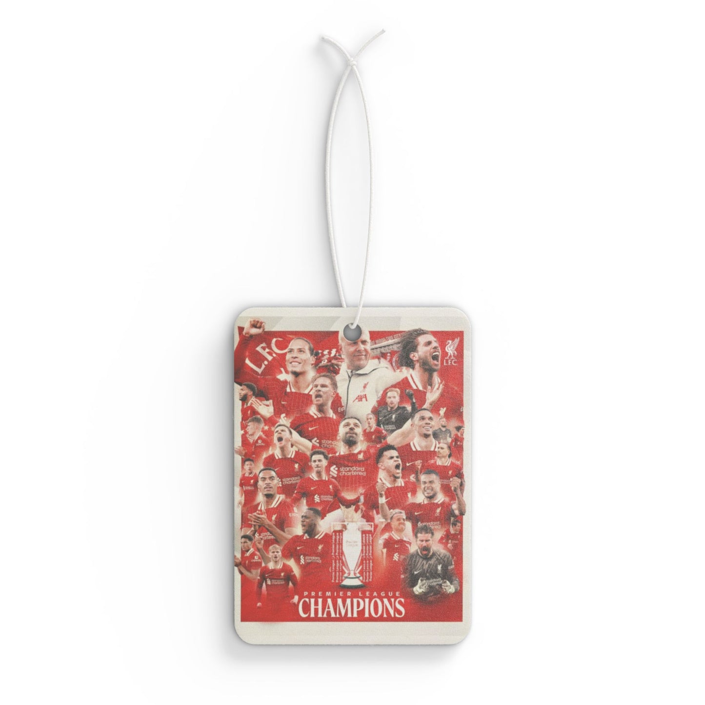 Football Vibes Air Freshener | Football Car Decor, Sports Gift for Fans, Summer Road Trip, Unique Car Accessory, Red Fans Collection