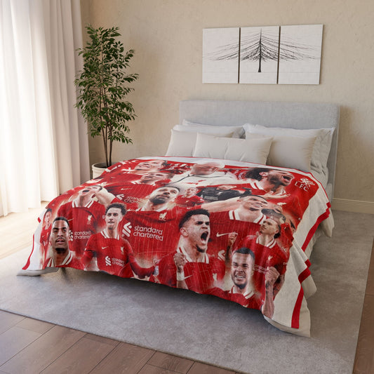 Liverpool FC Soft Polyester Blanket - Cozy Sports Fan Throw for Game Days, Home Decor, Gift for Soccer Lovers, Team Spirit Blanket, [...]