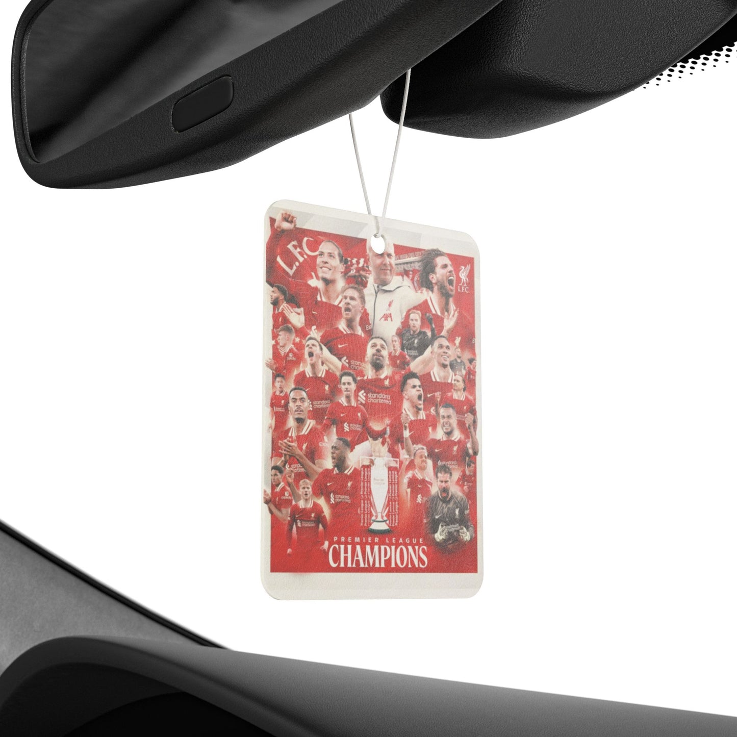 Football Vibes Air Freshener | Football Car Decor, Sports Gift for Fans, Summer Road Trip, Unique Car Accessory, Red Fans Collection